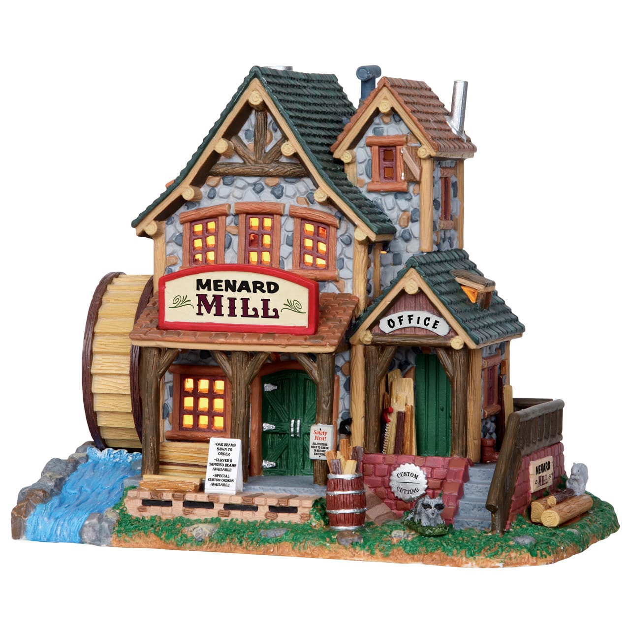 lemax-menard-mill-moulin-lumineux-village-miniature image 1
