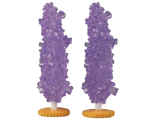 lemax-rock-candy-tree-grape-arbre-miniature-sucr-violet image 1