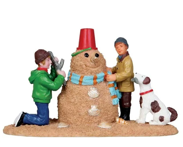 lemax-sand-dune-snowman-bonhomme-de-neige-miniature image 1