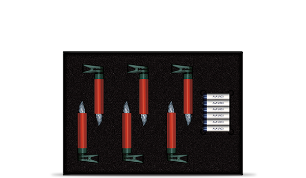 krinner-lumix-premium-rouge-mini-extension-bougies-led-rouges image 2
