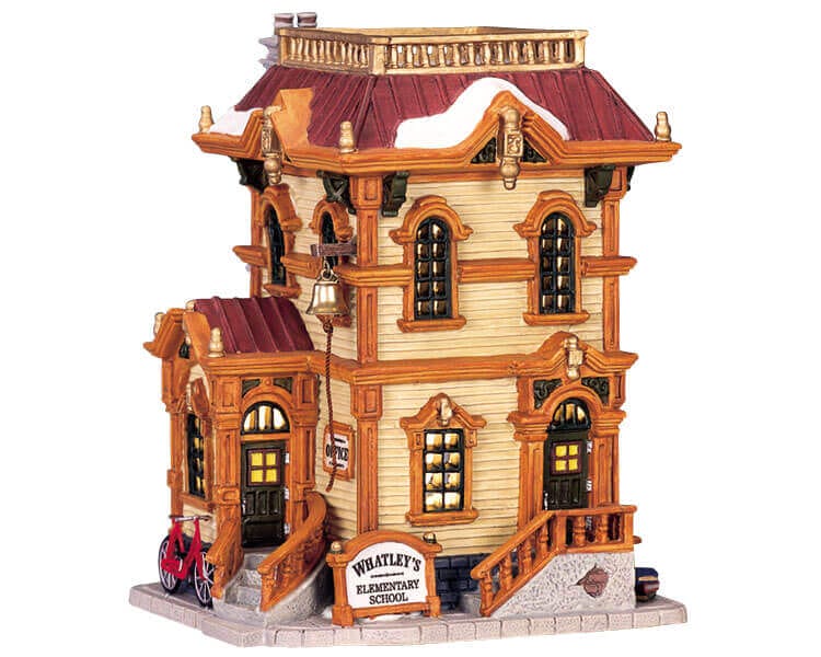 lemax-whatley-s-elementary-ecole-miniature-village-lumineux image 1