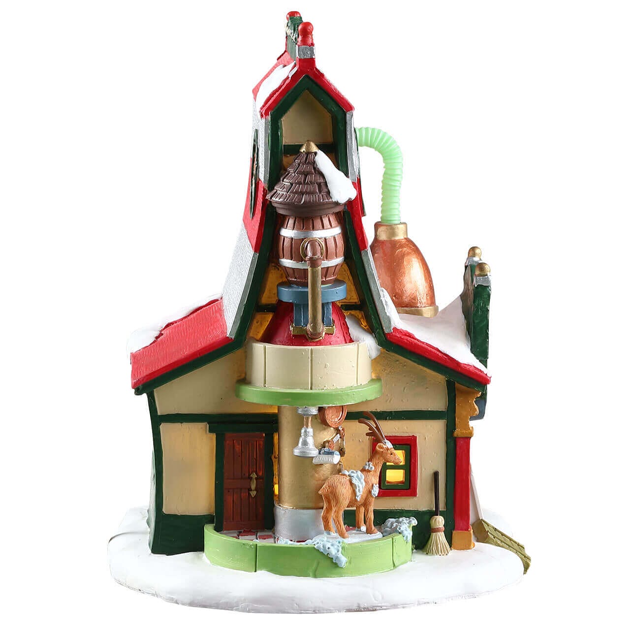 lemax-reindeer-grooming-barn-grange-lumineuse-pour-rennes image 3