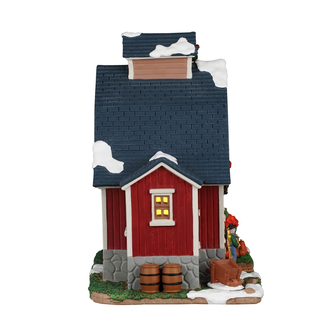lemax-farmer-judd-s-place-ferme-harvest-crossing-illumin-e image 2