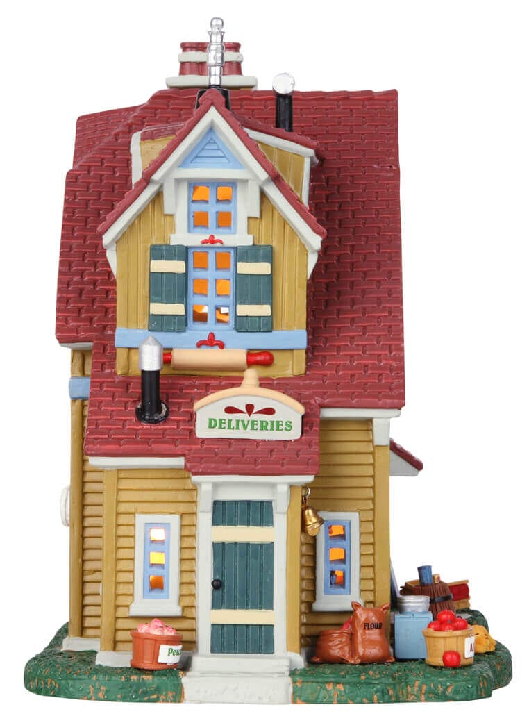 lemax-pauline-s-pie-shop-boutique-lumineuse-village-miniature image 3