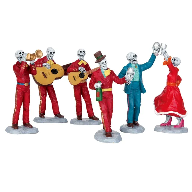lemax-fiesta-de-los-muertos-set-of-6-figurines-halloween image 1