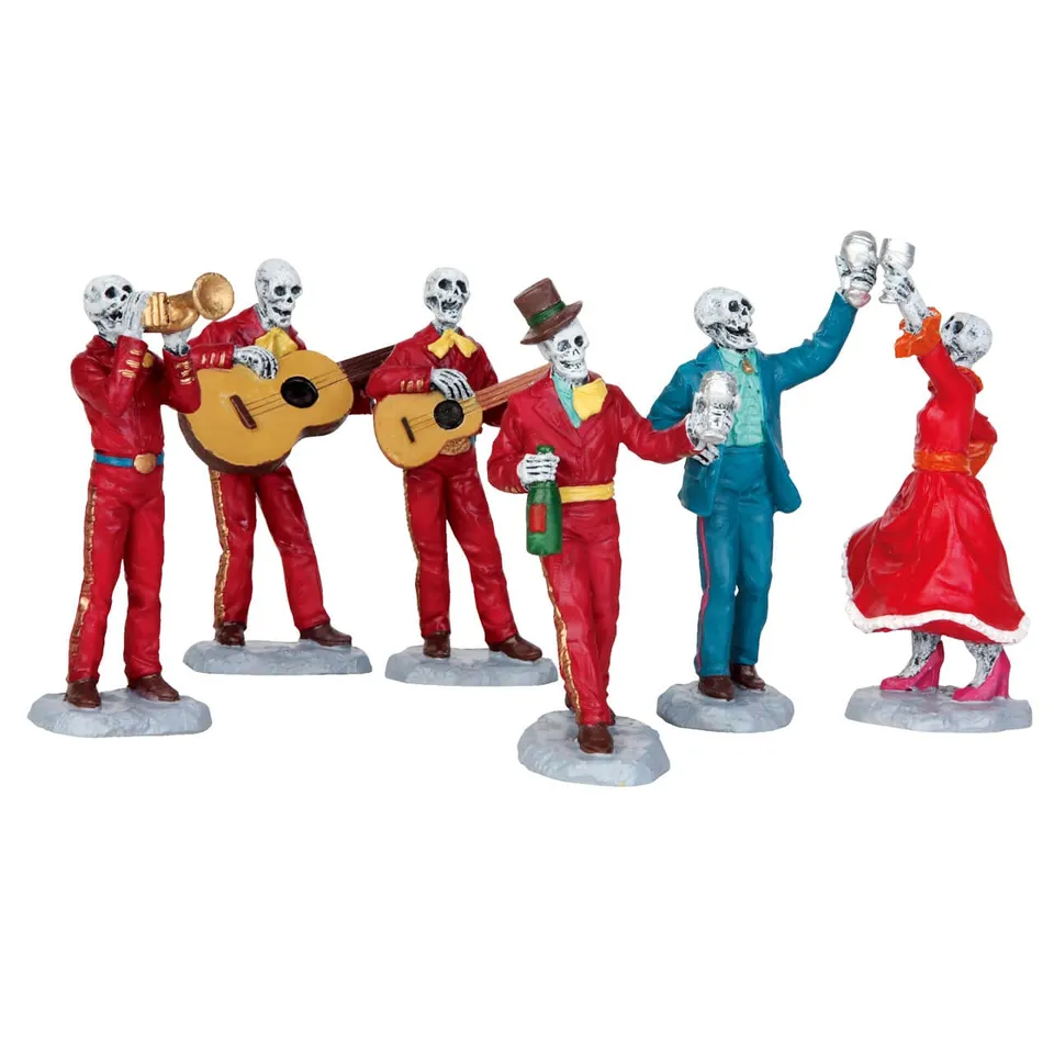 lemax-fiesta-de-los-muertos-set-of-6-figurines-halloween image 1