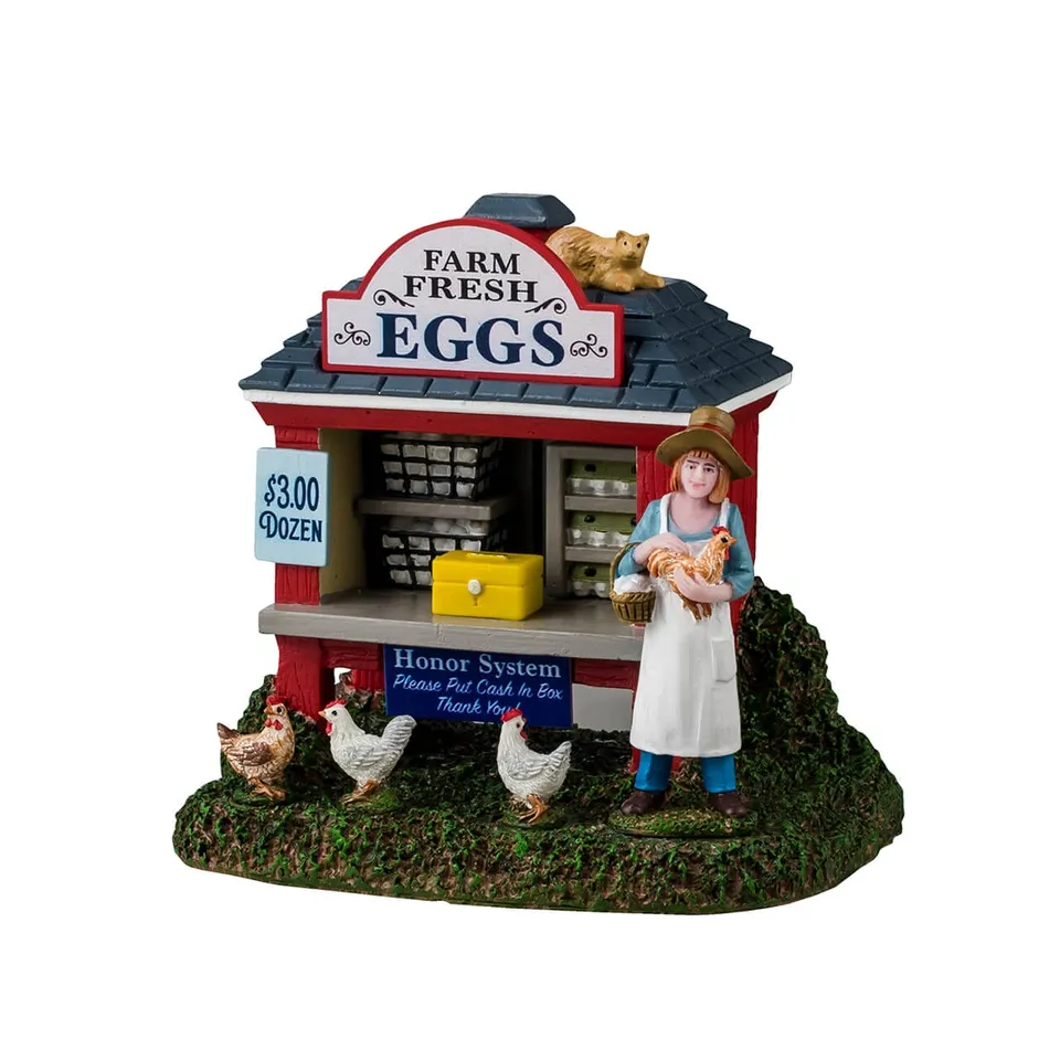 lemax-egg-cellent-egg-stand-figurine-stand-d-ufs-harvest-crossing image 1