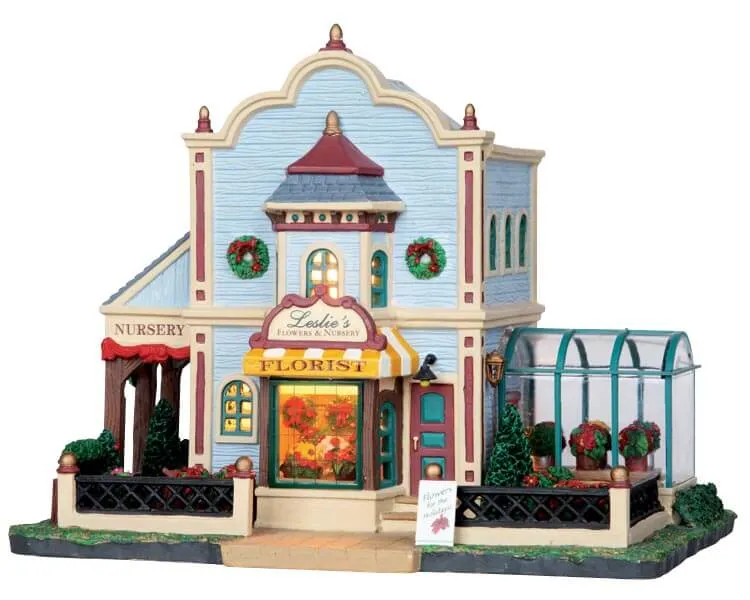 lemax-leslie-s-flowers-nursery-b-timent-fleuriste-lumineux image 1