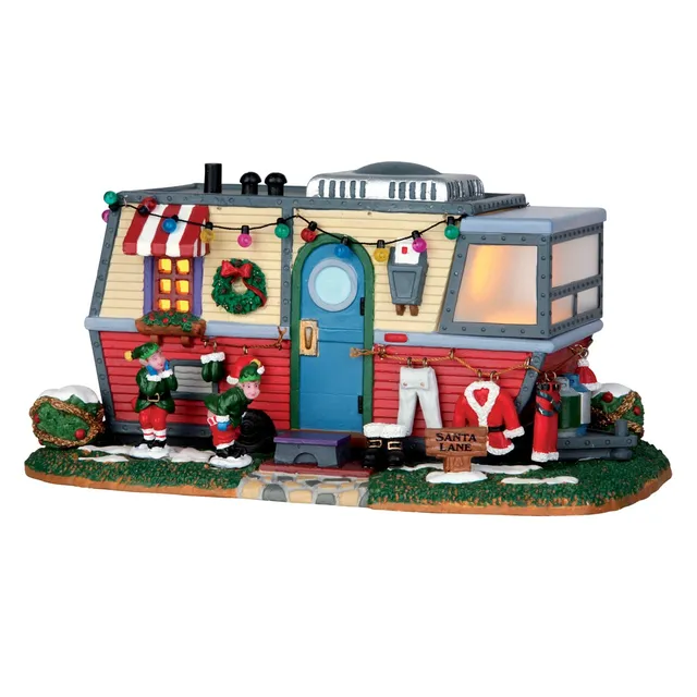 lemax-santa-lane-trailer-caravane-miniature-de-no-l image 1
