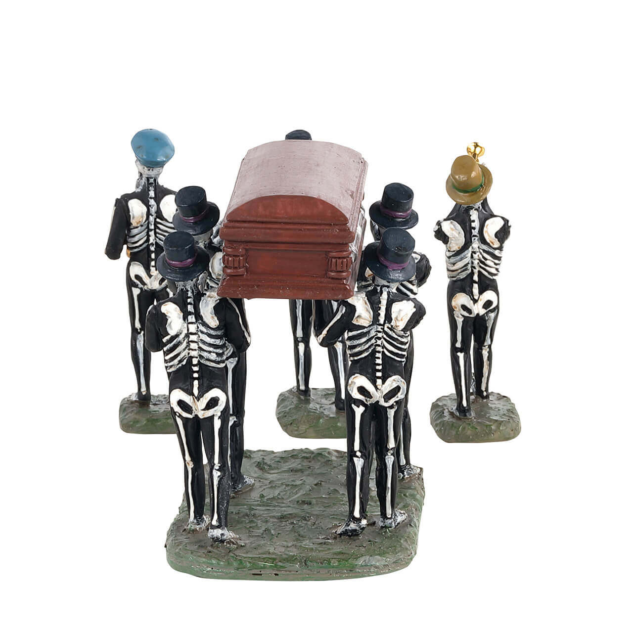 lemax-jazz-funeral-set-4-pi-ces-fanfare-squelettes-spooky-town image 4