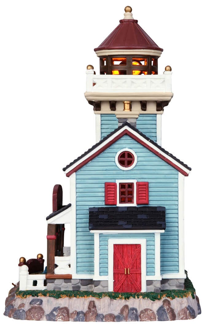 lemax-rocky-cape-historic-lighthouse-phare-miniature-lumineux-village-de-no-l image 2