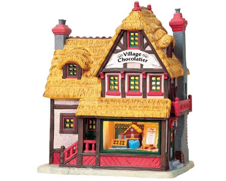 lemax-village-chocolatier-chocolaterie-miniature-lumineuse-de-no-l image 4