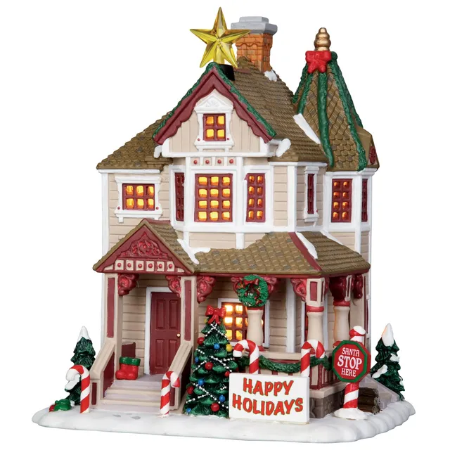 lemax-madison-residence-maison-miniature-lumineuse-de-village image 1