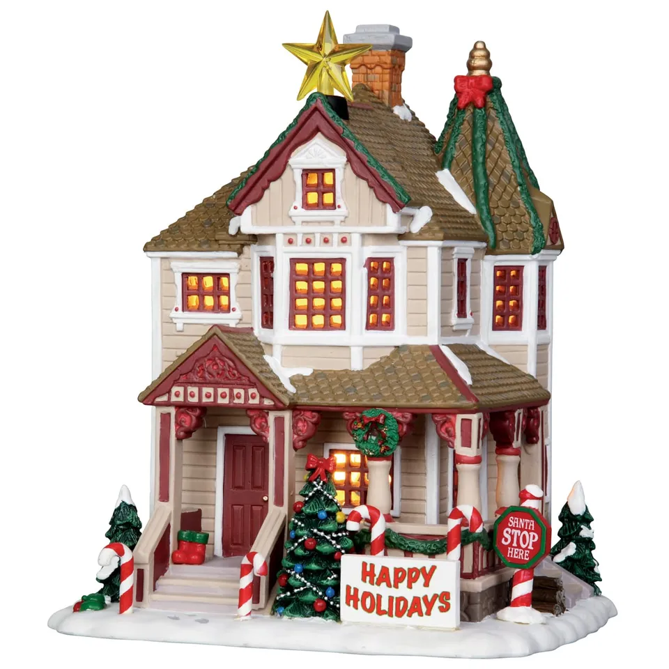 lemax-madison-residence-maison-miniature-lumineuse-de-village image 1
