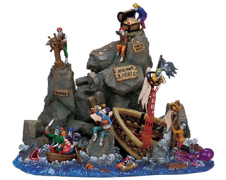 lemax-spooky-town-dead-man-s-point-d-cor-pointe-du-mort image 1