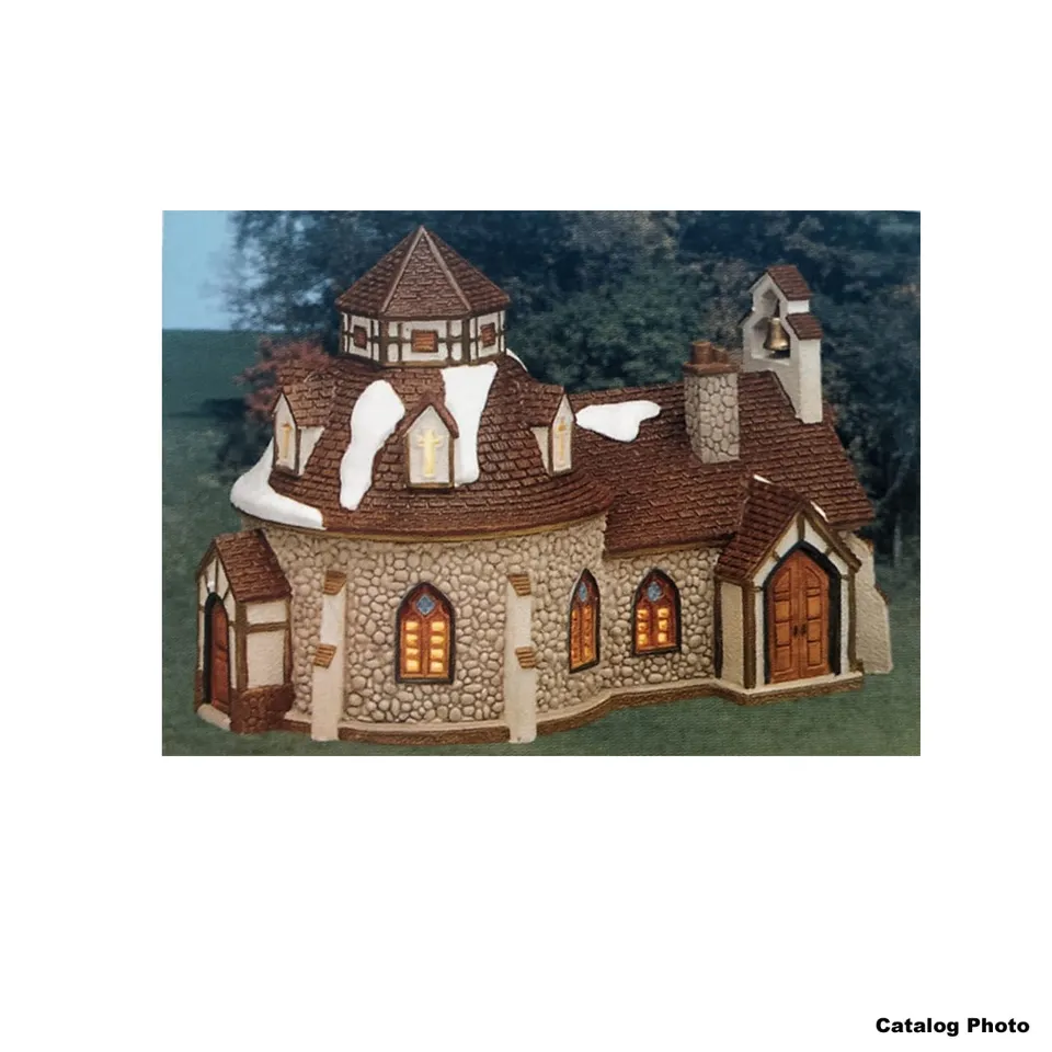 lemax-warwick-chapel-chapelle-miniature-lumineuse image 1