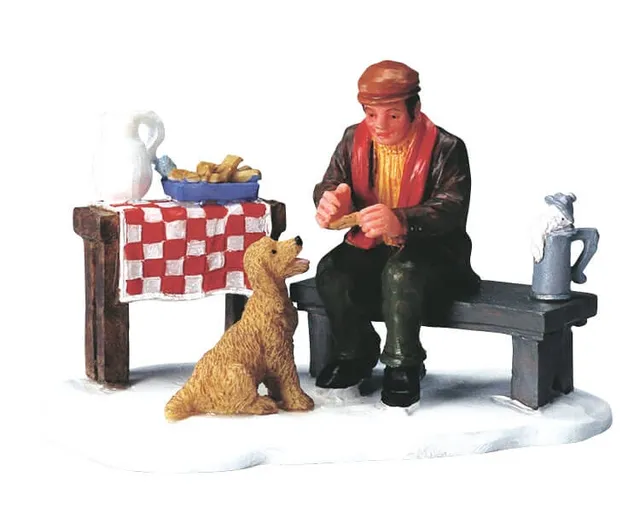 lemax-a-chip-for-chelsea-bob-figurine-gourmande-village-de-no-l image 1