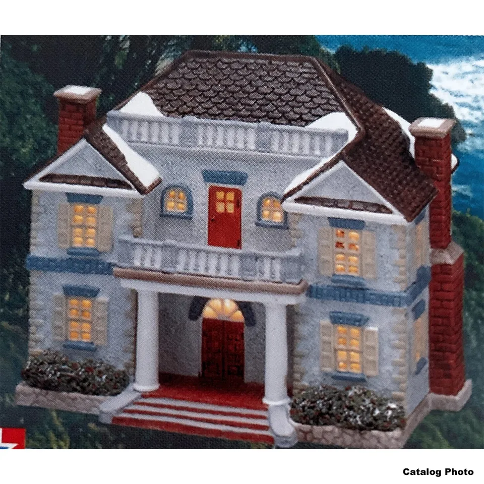lemax-brentwood-mansion-manoir-village-lumineux image 1