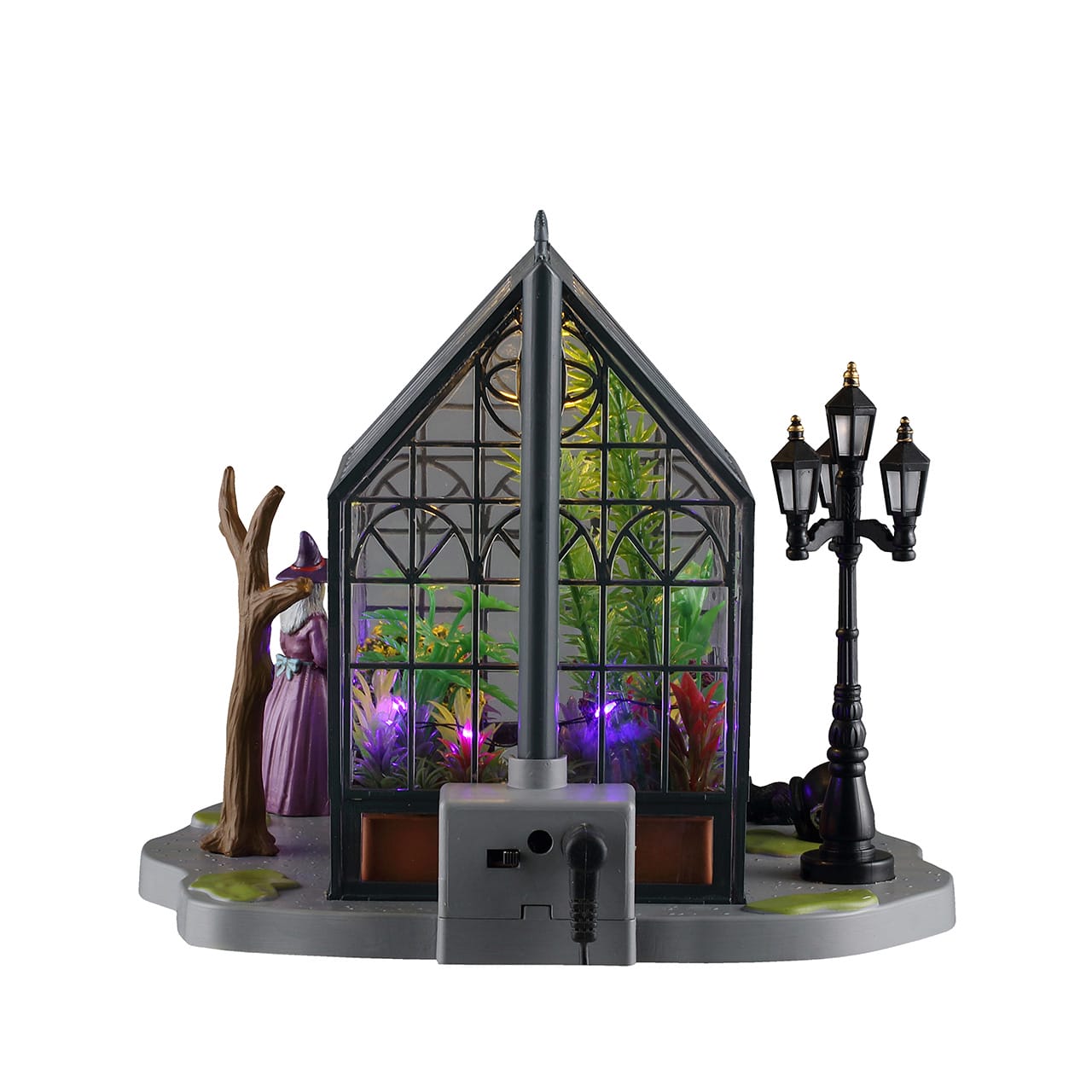 lemax-agatha-s-greenhouse-b-timent-miniature-lumineux-spooky-town image 4