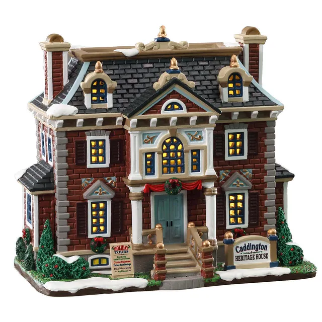 lemax-heritage-house-caddington-maison-lumineuse-de-no-l image 1