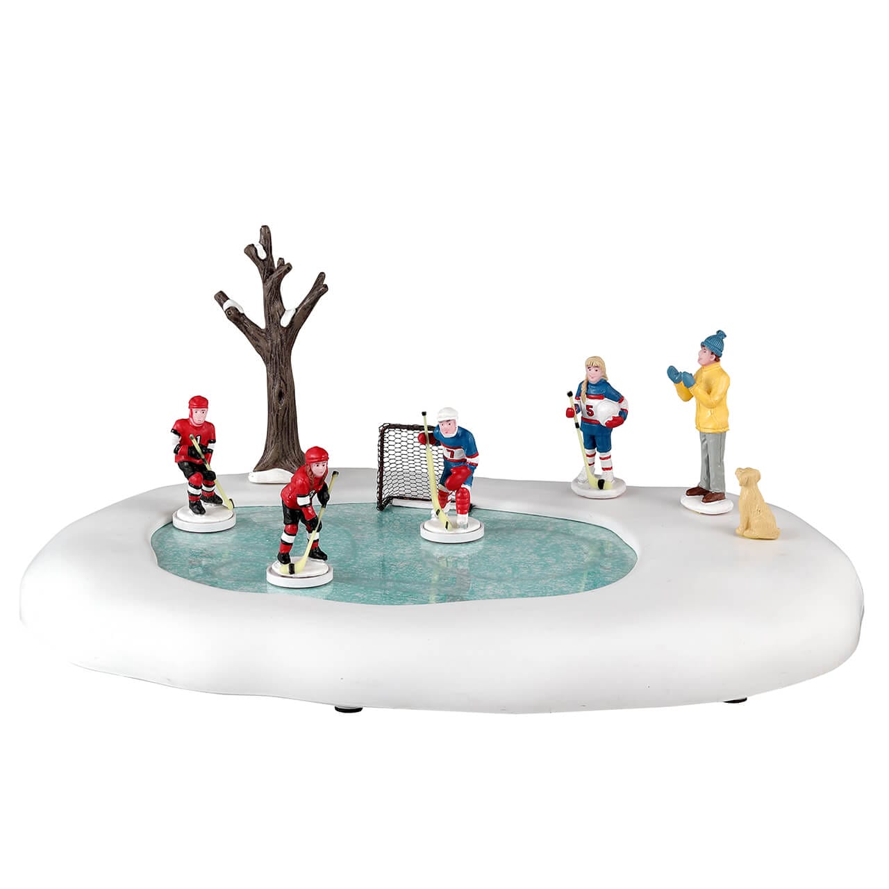 lemax-girls-play-hockey-too-figurine-match-de-hockey-village-de-no-l-vail-villag image 2