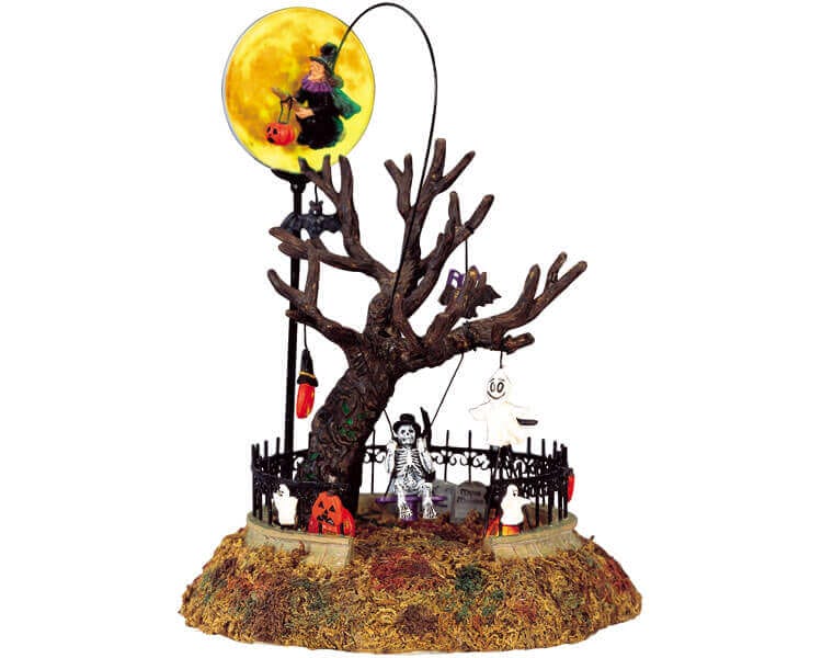 lemax-witch-s-joyride-figurine-spooky-town-halloween image 1