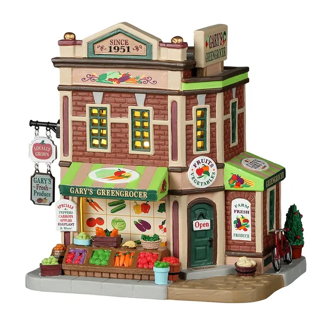 lemax-gary-s-greengrocer-picerie-primeur-caddington-village image 1