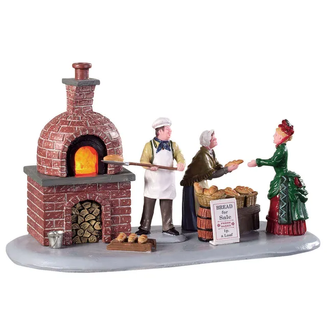 lemax-bread-bakers-boulangers-miniatures-village-caddington image 1