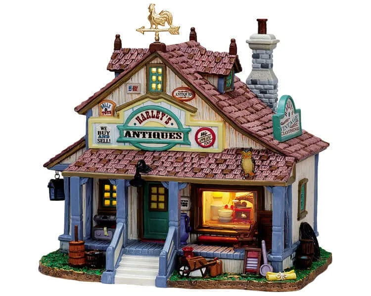 lemax-harley-s-antiques-boutique-lumineuse-vintage image 1