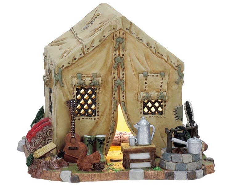 lemax-camping-tent-tente-miniature-pour-village image 1