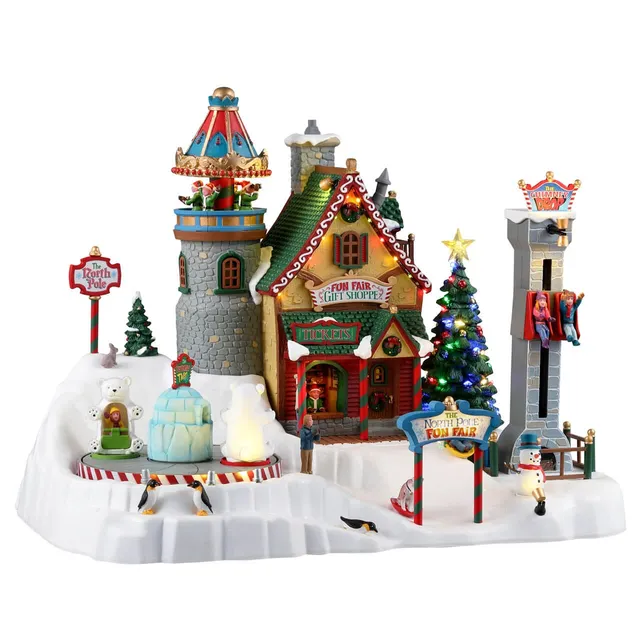lemax-north-pole-fun-fair-f-te-foraine-lumineuse-santa-s-wonderland image 1