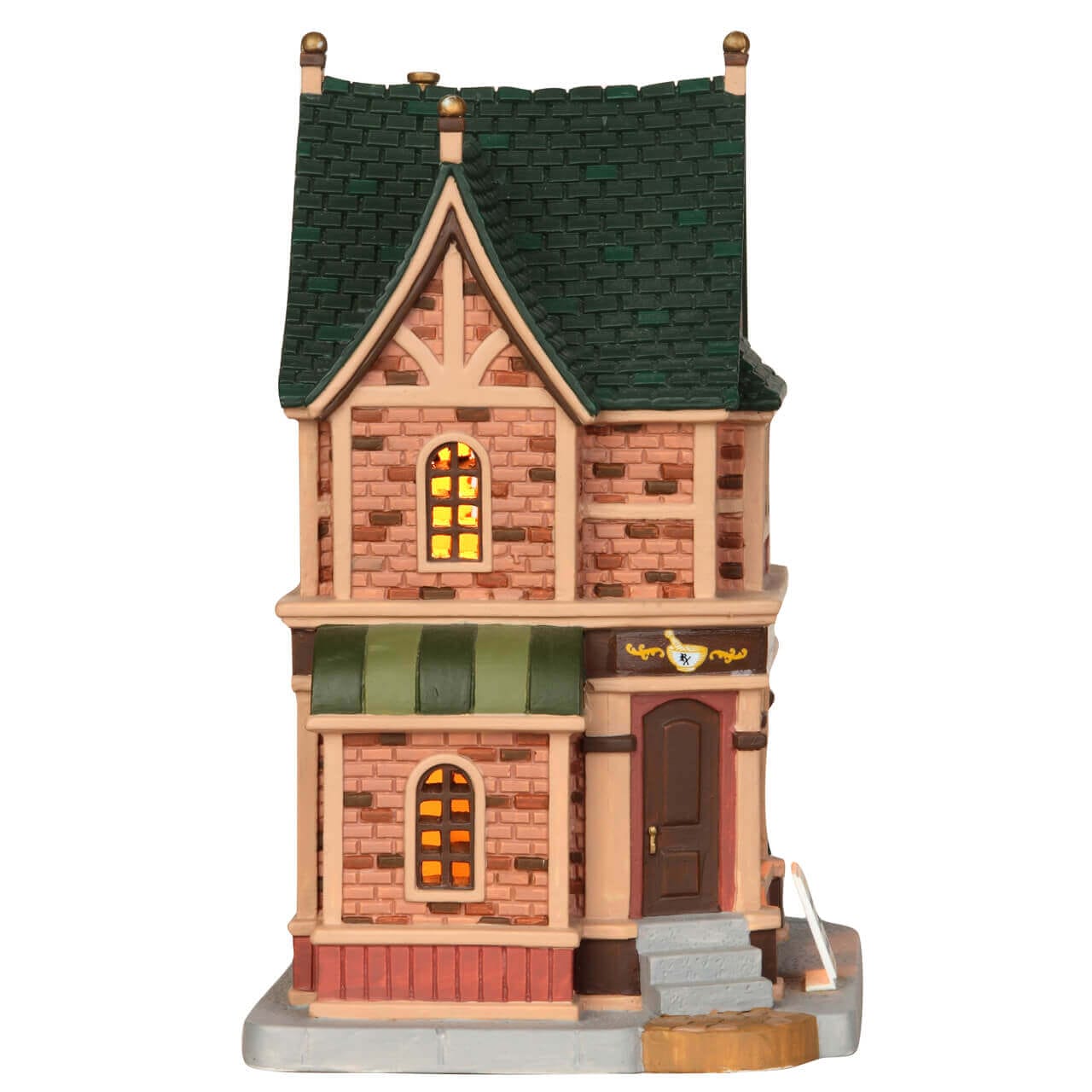 lemax-village-apothecary-maison-apothicaire-lumineuse image 3