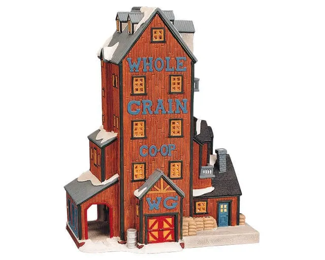 lemax-whole-grain-co-op-village-miniature-lumineux image 1