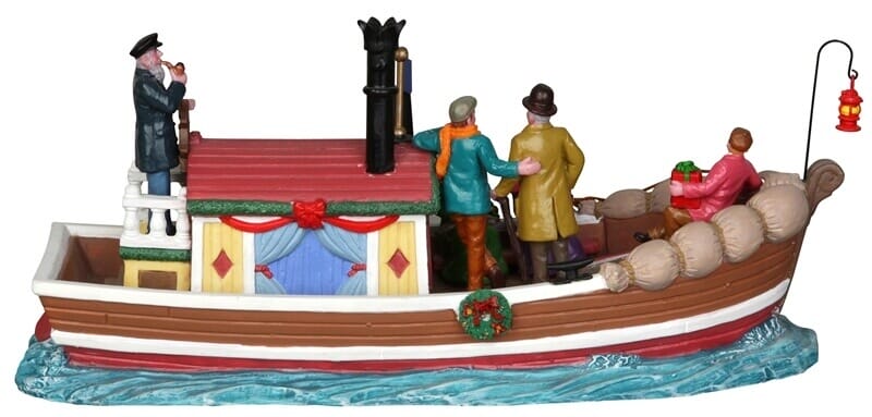 lemax-glenbrook-ferry-bateau-ferry-miniature-pour-village-de-no-l image 3
