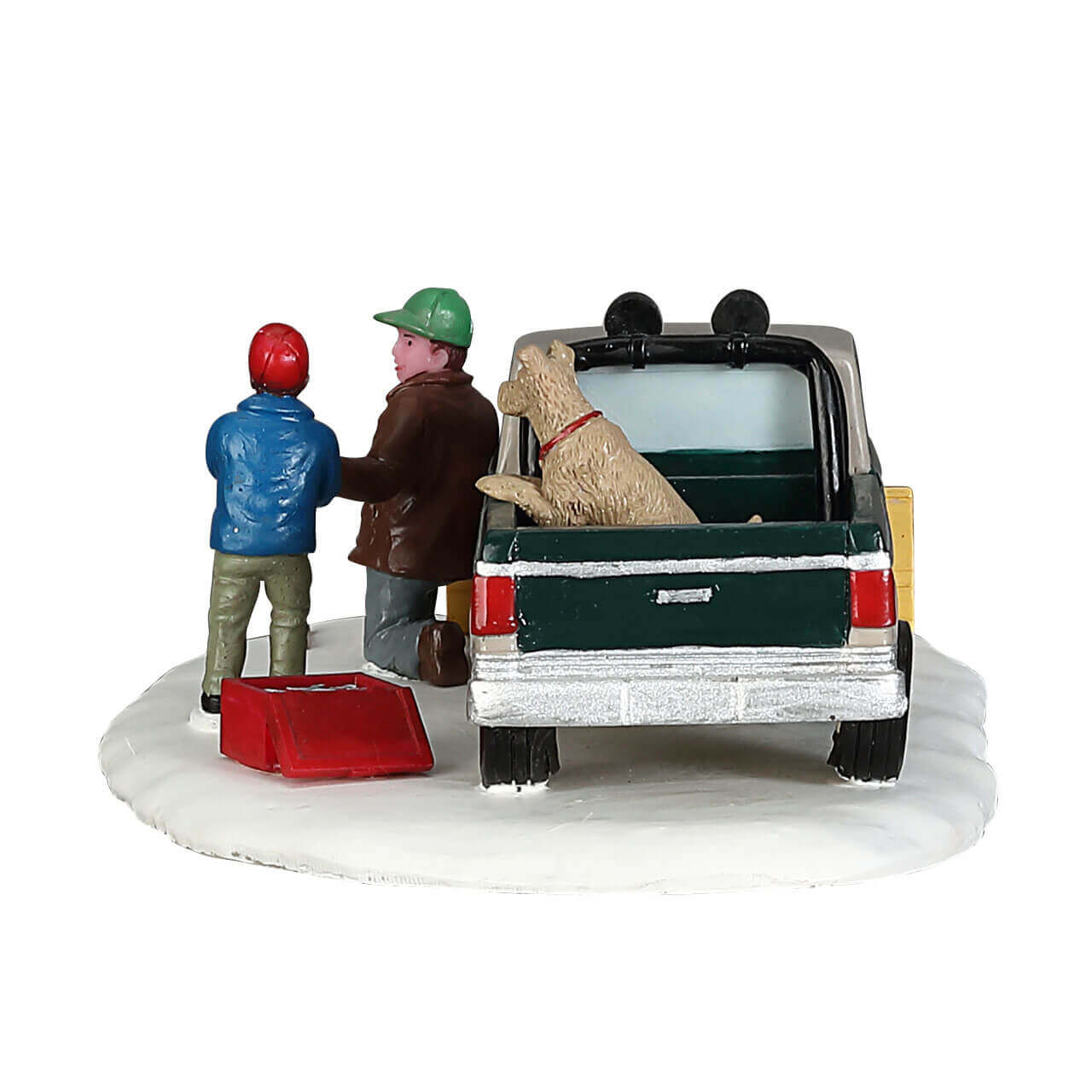 lemax-snow-plow-set-up-accessoire-chasse-neige-village-de-no-l image 2