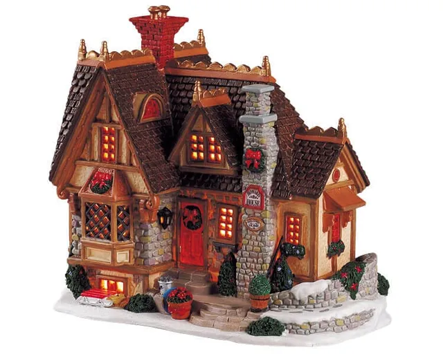 lemax-howard-house-maison-miniature-lumineuse-de-village image 1