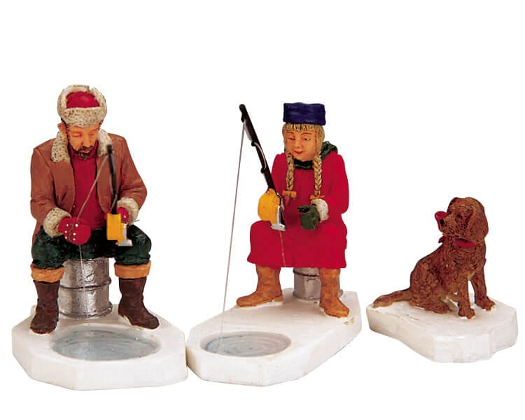 lemax-fishing-for-supper-figurine-miniature-p-che-hivernale-village-no-l image 1