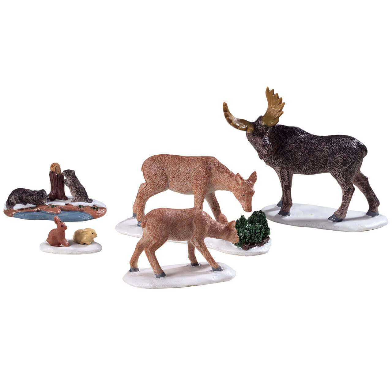lemax-wild-animals-animaux-sauvages-village-miniature image 1
