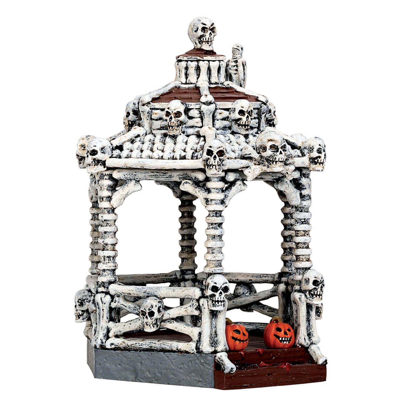 lemax-new-skeleton-gazebo-kiosque-spooky-town-miniature image 5