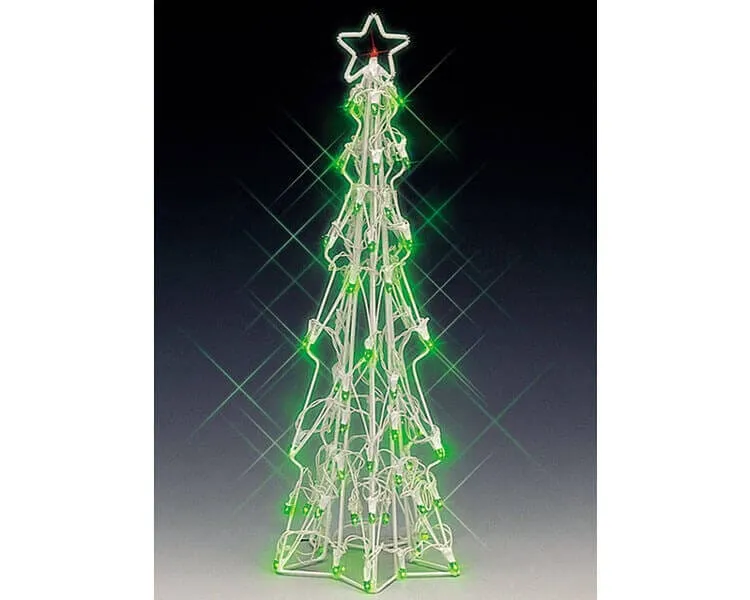 lemax-slim-christmas-tree-large-grand-sapin-de-no-l-lumineux-fin image 1