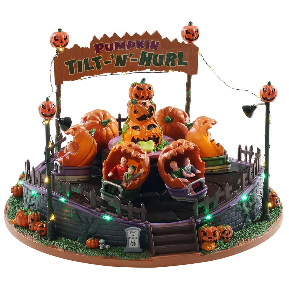 lemax-pumpkin-tilt-n-hurl-man-ge-lumineux-spooky-town image 1
