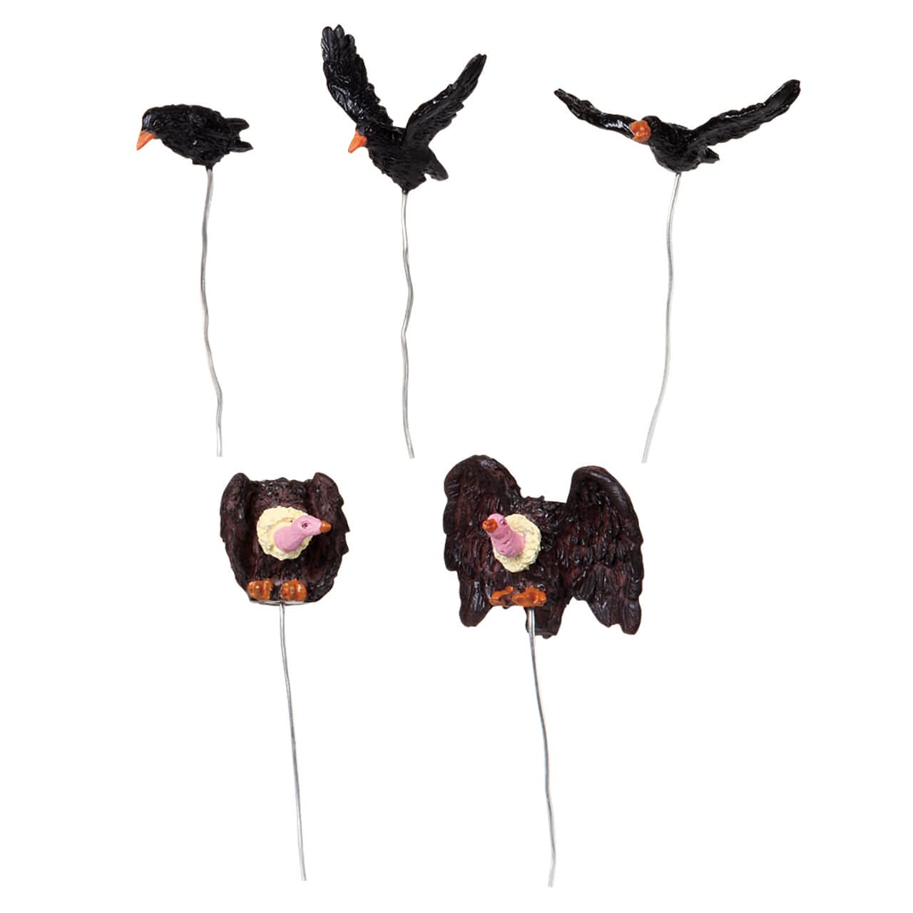 lemax-assorted-birds-set-de-5-accessoires-village-miniature image 1