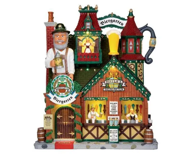 lemax-hoffer-s-biergarten-b-timent-lumineux-village-de-no-l image 1