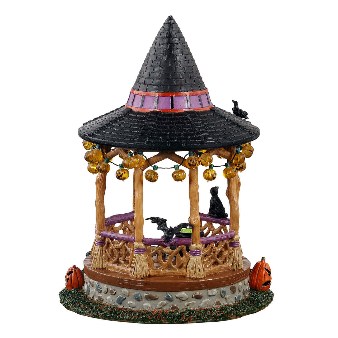 lemax-witch-gazebo-kiosque-sorci-re-spooky-town-halloween image 4