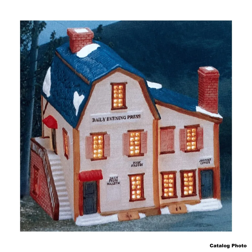 lemax-daily-evening-press-kiosque-journaux-lumineux-miniature image 1