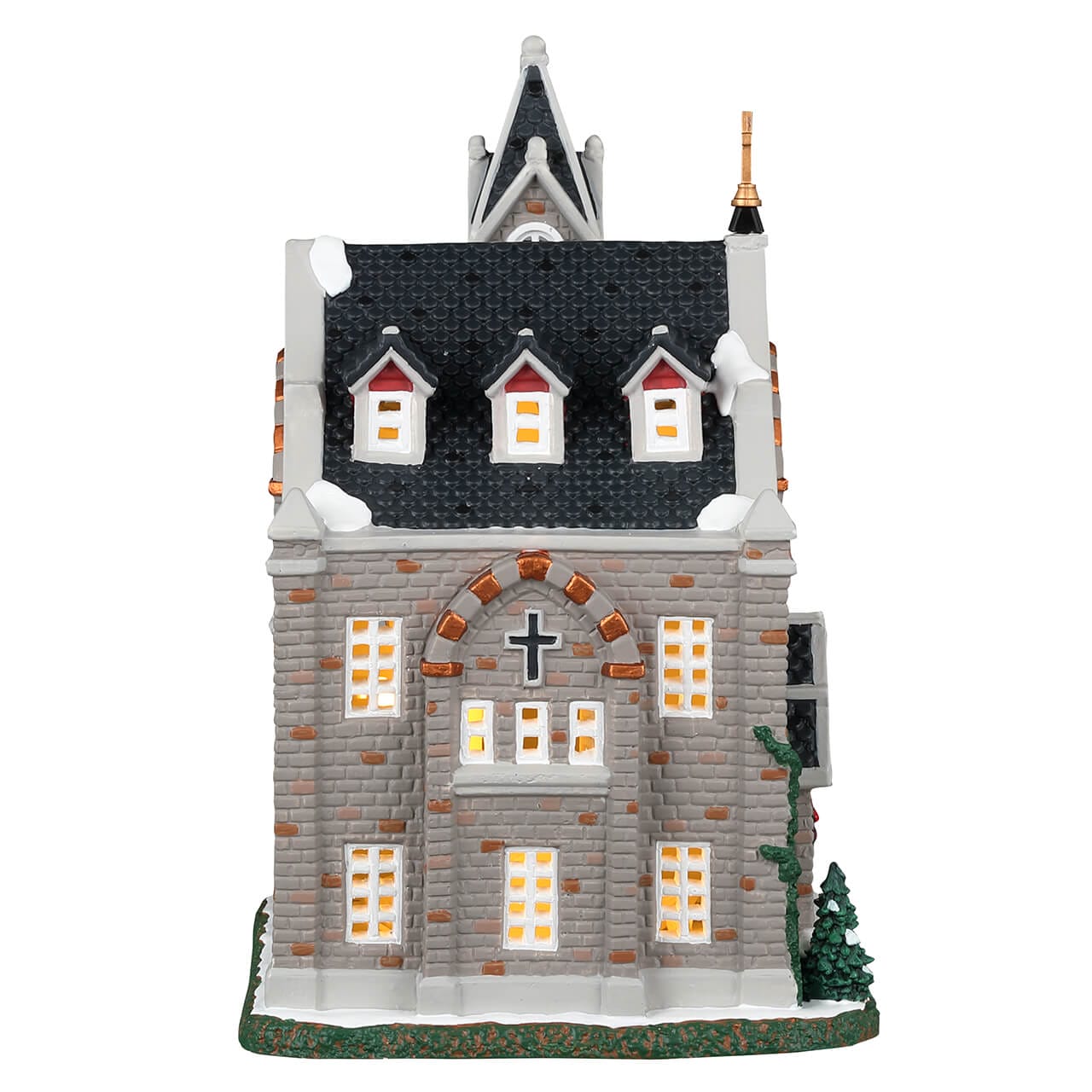 lemax-st-luke-s-church-caddington-glise-miniature-lumineuse-de-village image 2