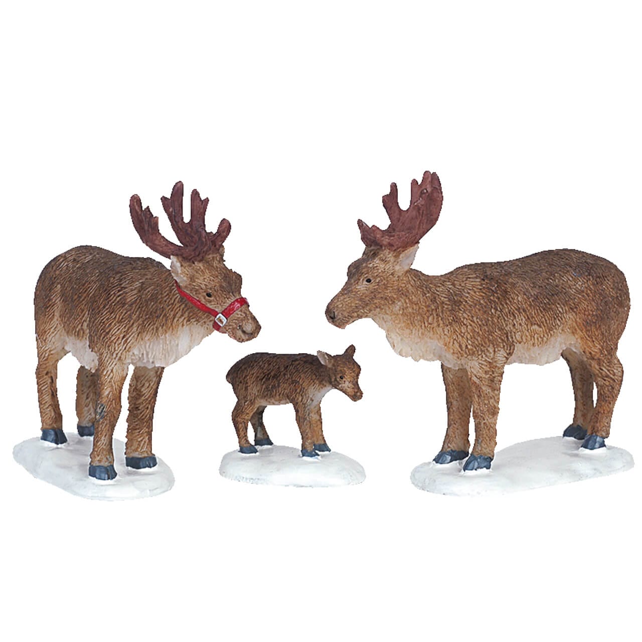 lemax-reindeer-set-of-3-lot-3-rennes-santa-s-wonderland image 1