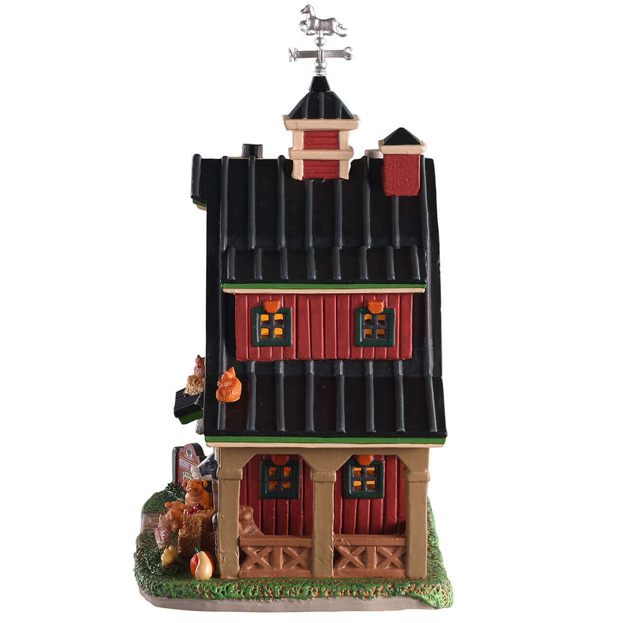 lemax-hickory-hills-farm-ferme-lumineuse-village-de-no-l image 3