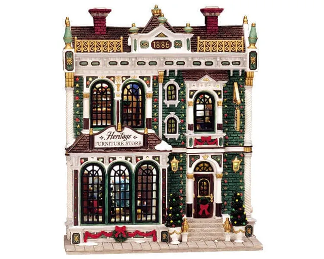 lemax-heritage-furniture-store-b-timent-miniature-lumineux-mobilier image 1