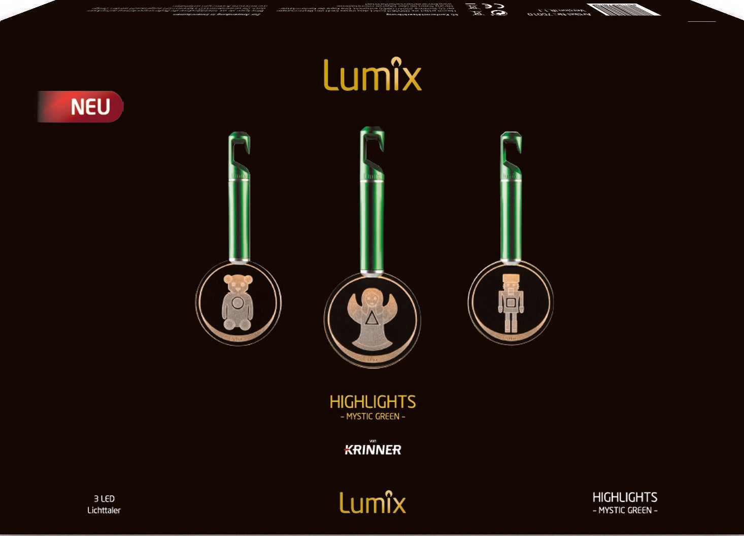 krinner-lumix-highlights-mystic-green-d-co-lumineuse-3d-6-cm image 2